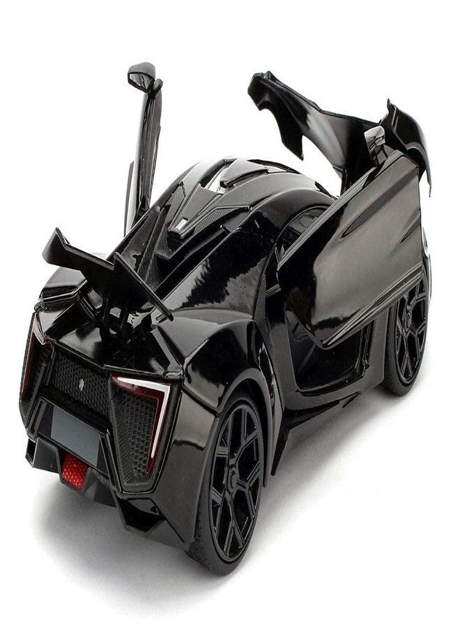 FEXXA 1:32 Scale Exclusive Alloy Metal Pull Back Die-cast Car Scale Model with Sound Light Mini Auto Toy for Kids Metal Model Toy Car with Sound and Light (LYKAN Hyper Sport -Multicolor) - Image 3