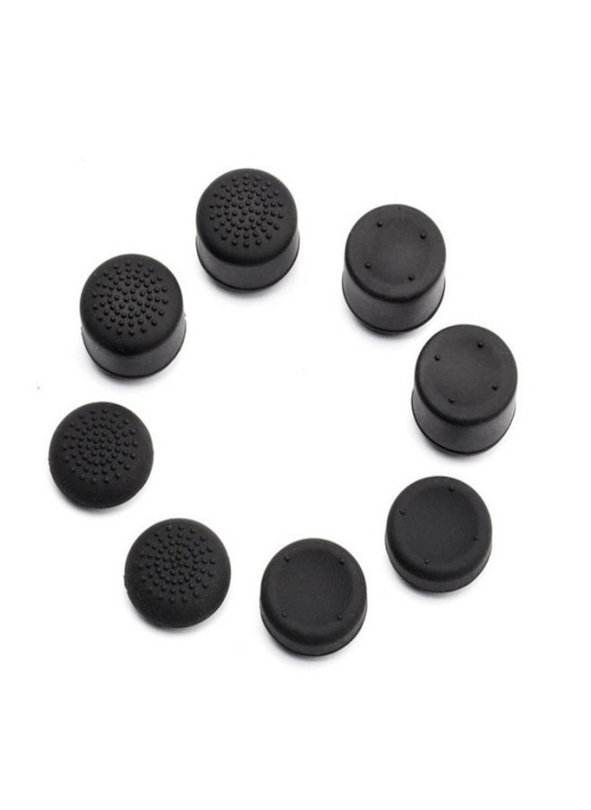 Silicone PS5 Controller Caps 8-Piece Set PS4 Button Caps High And Low Gaming Accessory Durable Non-Vibration Customizable-Product Color:Black  - Image 3