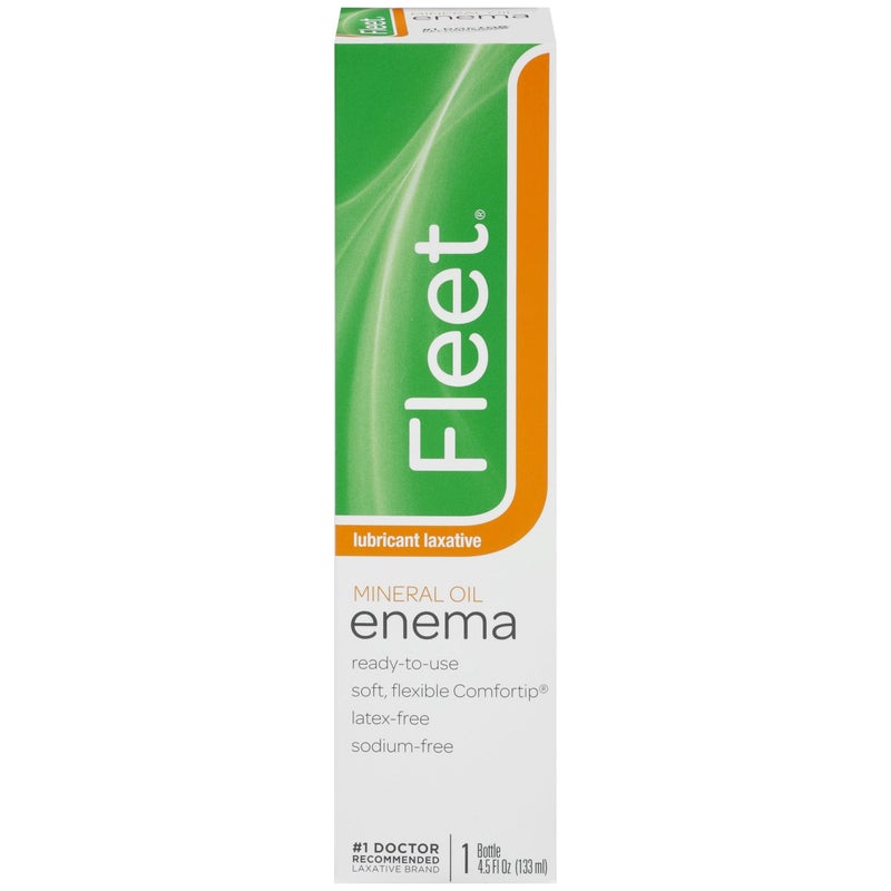 Fleet Laxative Mineral Oil Enema for Constipation, 4.5 Fl Oz (Pack of 12) - Image 1