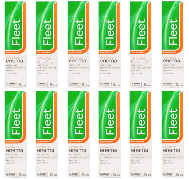 Fleet Laxative Mineral Oil Enema for Constipation, 4.5 Fl Oz (Pack of 12) - Image 3