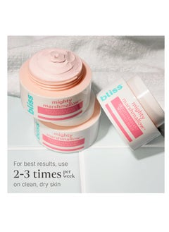 BLISS Bliss Mighty Marshmallow Bright & Radiant Whipped Mask - Brightening & Hydrating Face Mask - 1.7 Oz - Luminious Skin - Clean - Vegan & Cruelty-Free - All Skin Types  - Image 3