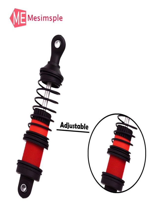 Mesimsple ممتصات صدمات Mesimsple Alum H14BM لسيارات 1/14 H14BM 14210 14209، ترقيات ممتصات الصدمات الأمامية والخلفية، لون أسود - Image 3