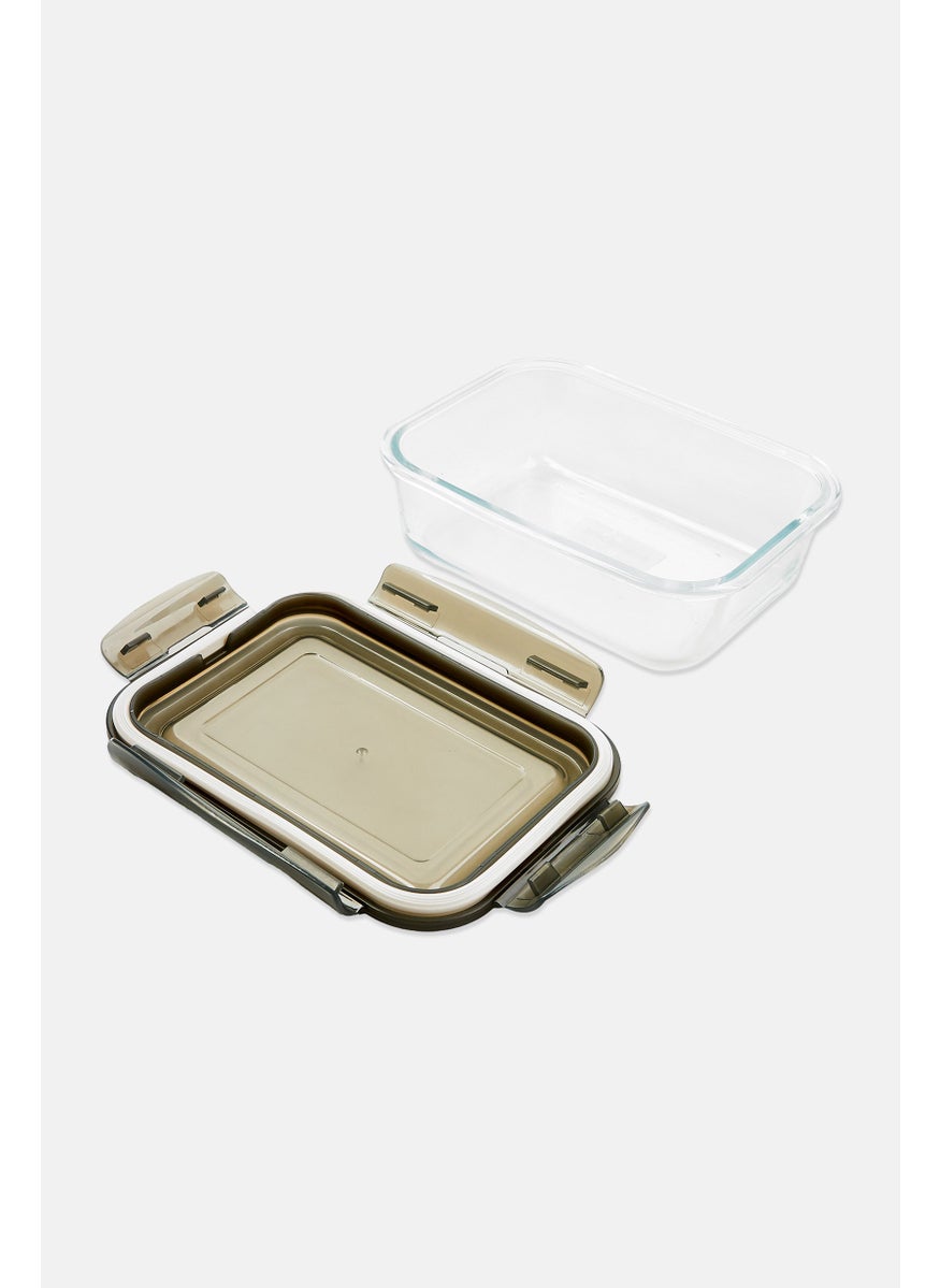 1 Piece Glass Storage Container With Lid, Grey - pzsku/Z83761478E87891156FB3Z/45/_/1735999773/a654d3bc-d4d9-4c99-980a-8d934fdb1f57