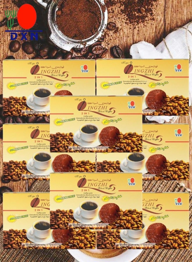 DXN 8 Pieces Lingzhi Black Coffee 2 In 1  - Image 1