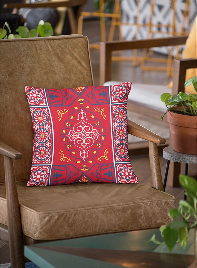 Vellato Ramadan Kareem Printed Velvet Cushion Cover Multicolour 45 x 45cm - Image 5