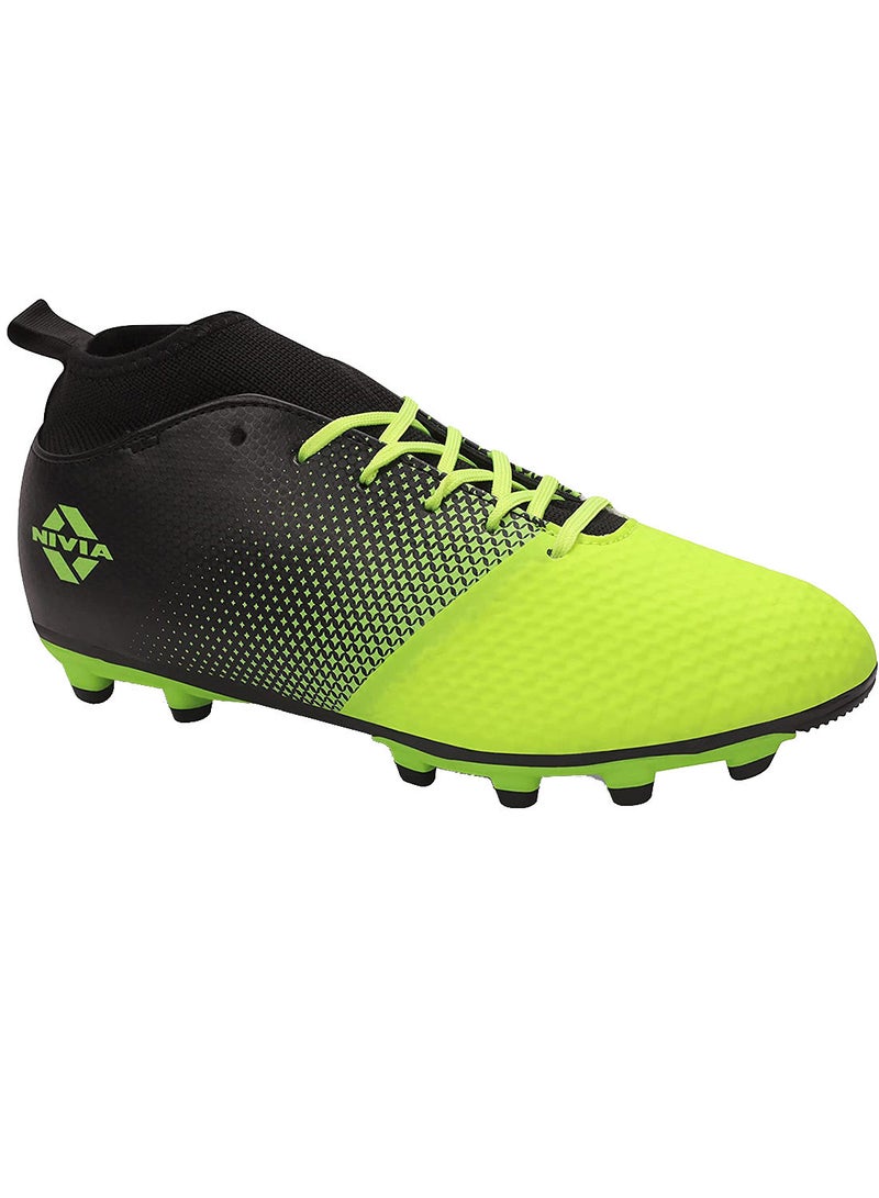 Nivia Ashtang Football Studs | Size : 7 UK/ 8 US/ 41 EU | Synthetic Leather, Moulded Insole | Minimal Water Absorption/Water Proof - Image 1