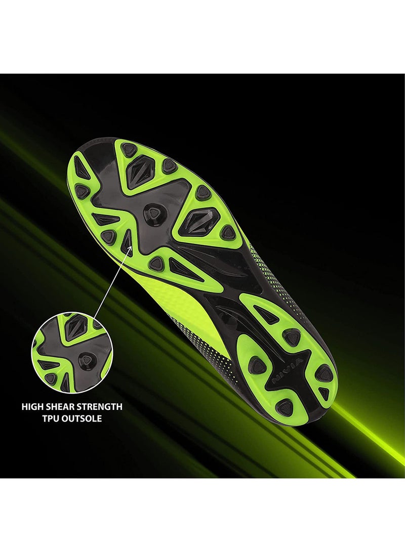 Nivia Ashtang Football Studs | Size : 7 UK/ 8 US/ 41 EU | Synthetic Leather, Moulded Insole | Minimal Water Absorption/Water Proof - Image 3