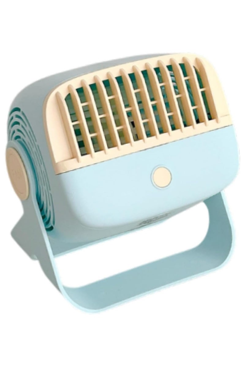 BlueFire Portable 5-Speed Table Fan – USB Silent Mini Cooling Fan for Office, Bedroom, Travel or Camping - Image 1