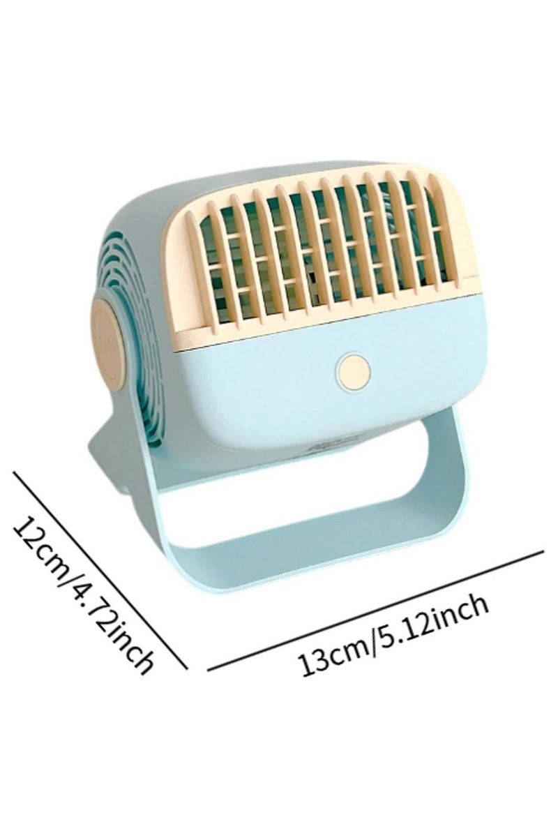 BlueFire Portable 5-Speed Table Fan – USB Silent Mini Cooling Fan for Office, Bedroom, Travel or Camping - Image 2