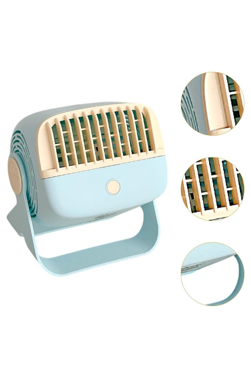 BlueFire Portable 5-Speed Table Fan – USB Silent Mini Cooling Fan for Office, Bedroom, Travel or Camping - Image 3