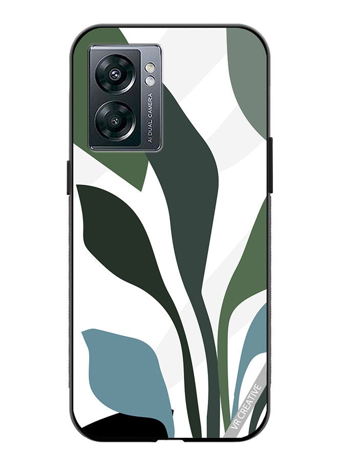 VR CREATIVE Protective Case Cover For OnePlus Nord N300 Leaf Tropical Design Multicolour - Image 1