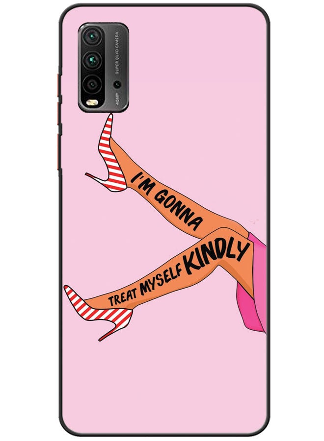 EYE CATCH Protective Case Cover For Xiaomi Redmi 9T I'M Gonna Treat My Self Kindly  - Image 1