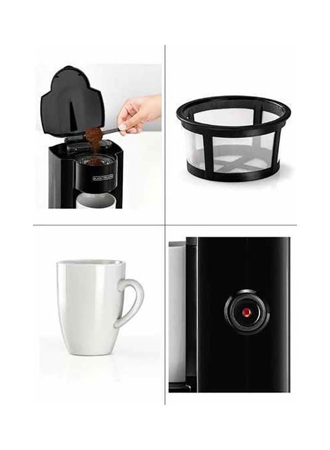 BLACK+DECKER Coffee Maker - 1 Cup 125 ml 350 W DCM25N-B5 Black/White - Image 2