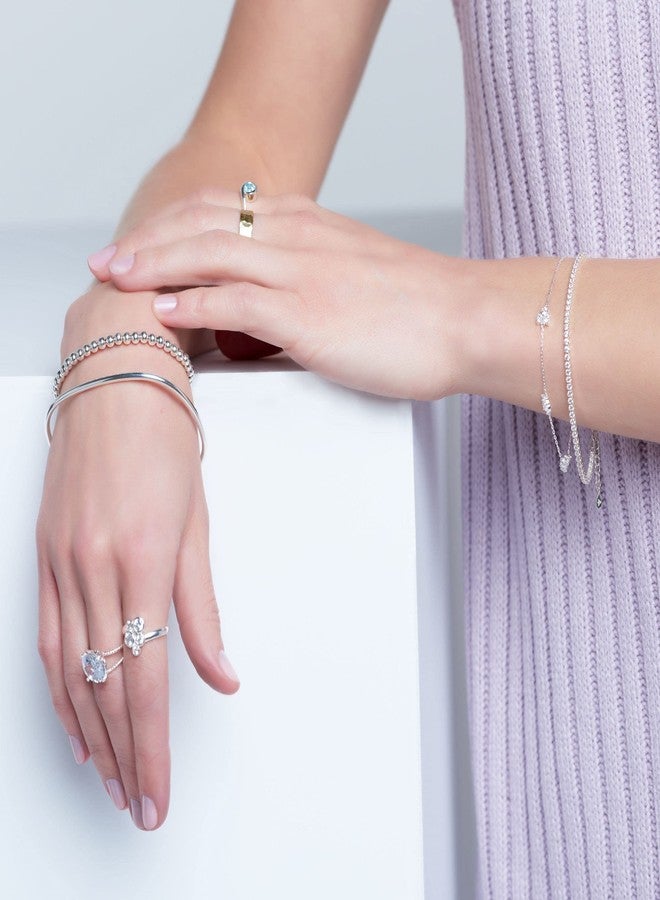Silpada سلسلة سيلبادا 'أل أغلوا' من زركونيا مكعبة في فضة استرلينية، 7" + 1" - Image 5