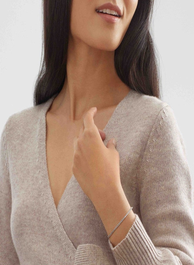Silpada سلسلة سيلبادا 'أل أغلوا' من زركونيا مكعبة في فضة استرلينية، 7" + 1" - Image 3