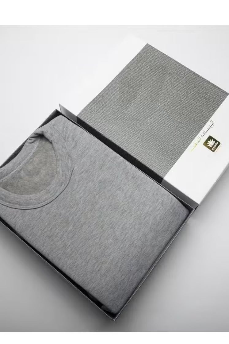 Drosh Pyjama Long Sleeve for Men Grey  - Image 1