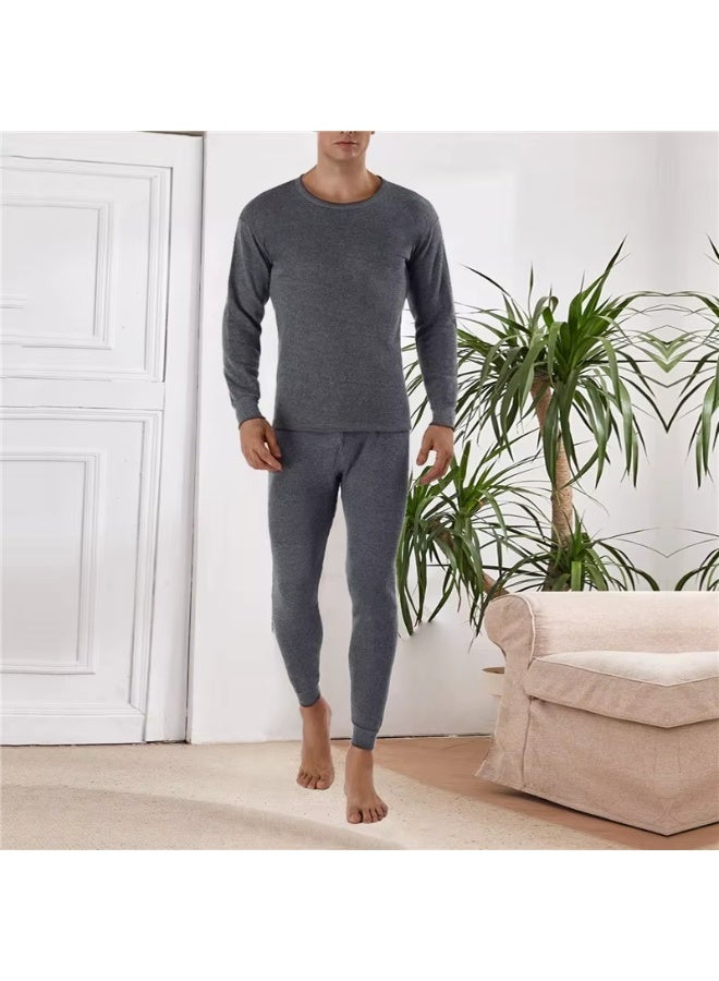 Drosh Pyjama Long Sleeve for Men Grey  - Image 3