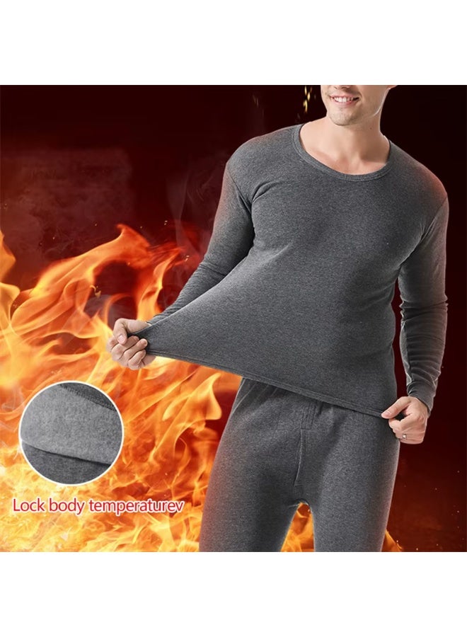 Drosh Pyjama Long Sleeve for Men Grey  - Image 4