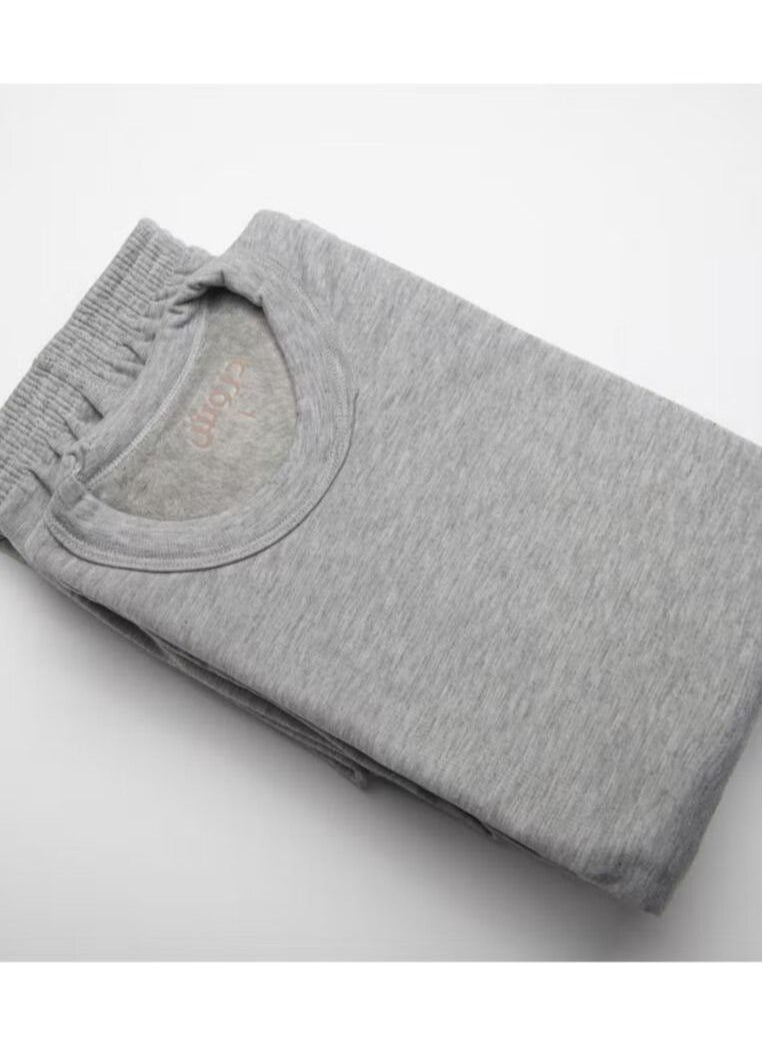 Drosh Pyjama Long Sleeve for Men Grey