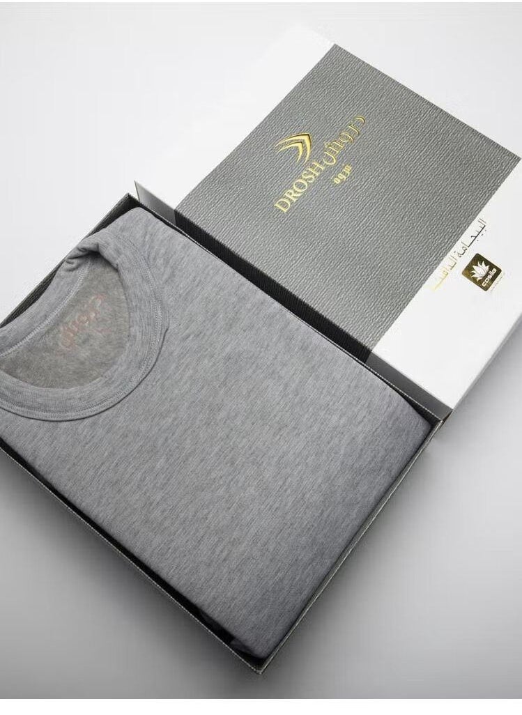 Drosh Pyjama Long Sleeve for Men Grey