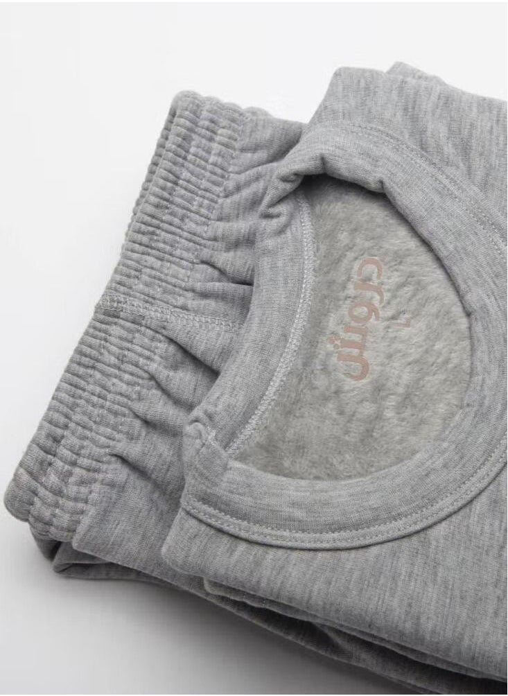 Drosh Pyjama Long Sleeve for Men Grey