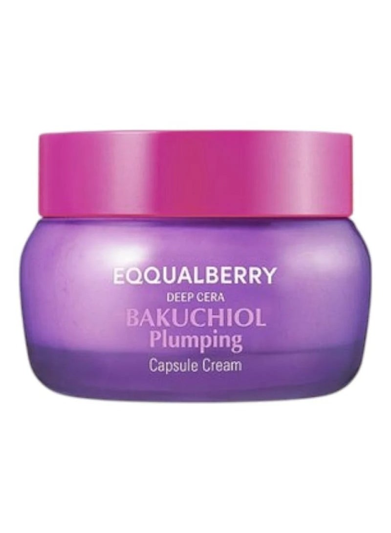 eqqualberry Bakuchiol Plumping Capsule Cream for Skin Tightening and Pore Tightening _50ml - Image 1