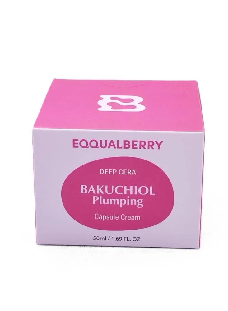 eqqualberry Bakuchiol Plumping Capsule Cream for Skin Tightening and Pore Tightening _50ml - Image 2