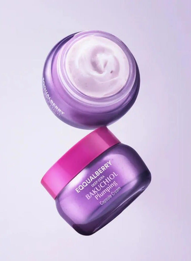 eqqualberry Bakuchiol Plumping Capsule Cream for Skin Tightening and Pore Tightening _50ml - Image 3