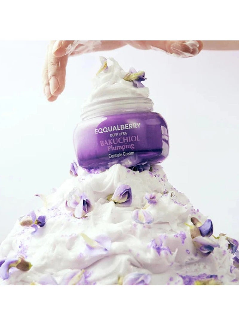 eqqualberry Bakuchiol Plumping Capsule Cream for Skin Tightening and Pore Tightening _50ml - Image 4
