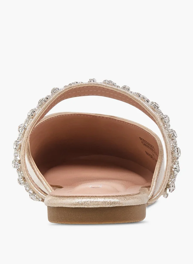 Celeste Girls' Embellished Slip-On Mules