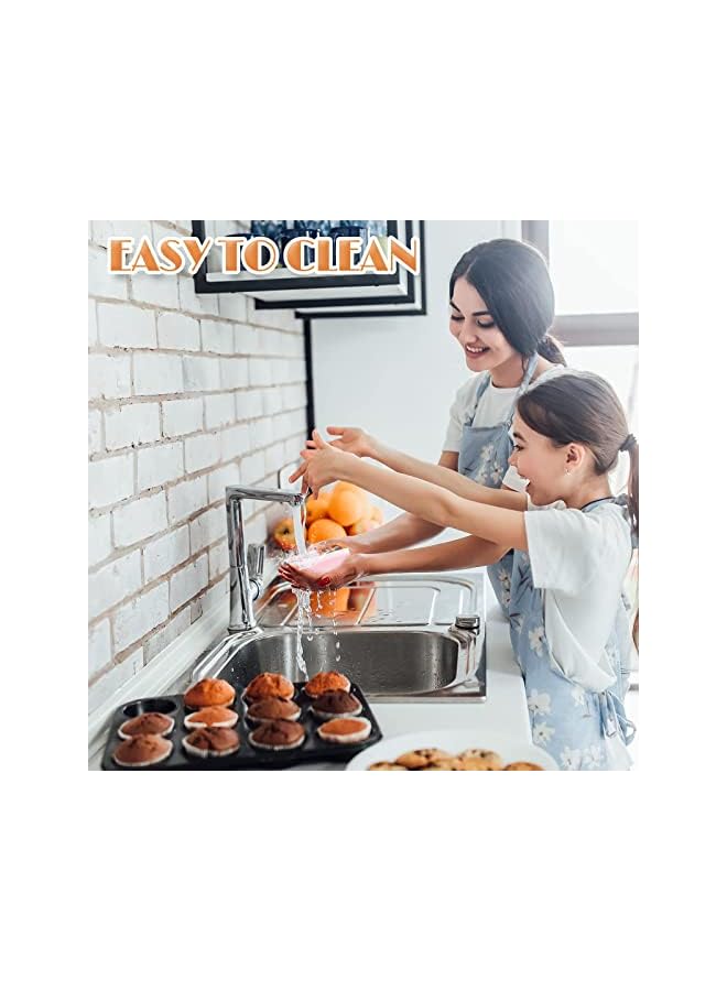 promass Set of 6 Cute Cat Claw Kitchen Sponges Dish Scrubber Bowl Pot Non-Scratch Scouring Pads Home Dishes Washing Cleaning Tool, Pink + Yellow - Image 4