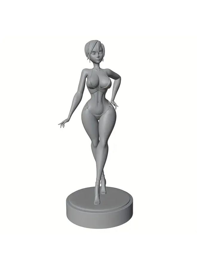 1 24 Scale Miniature Resin Model Unpainted Mannequin Figure For Role Playing Games Collectors - Image 1