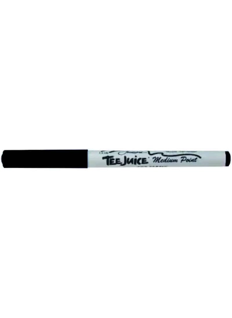 Jacquard Jacquard Tee Juice Medium Point Fabric Marker Open StockBlack 