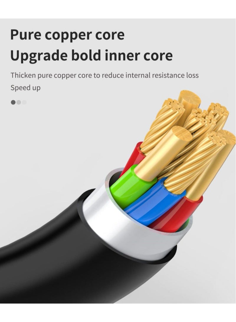 Captaintech for iphone Headphone Adapter, Dual Lightning Adaptador Para for Apple Splitter Audio and Charge Charger Earphone 2 in 1 Dongle Jack Earbud Cable Compatible for iPhone 13 12 11 Pro Max, 2PCS - Image 3