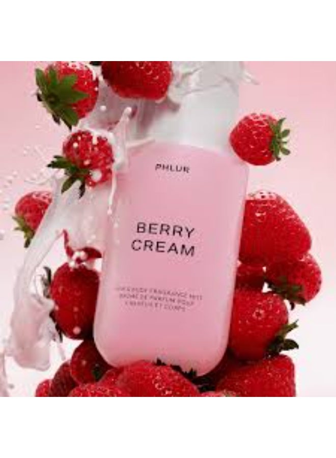 PHLUR معطر للجسم والشعر برائحة كريم التوت من فلور، 236 مل - Image 2