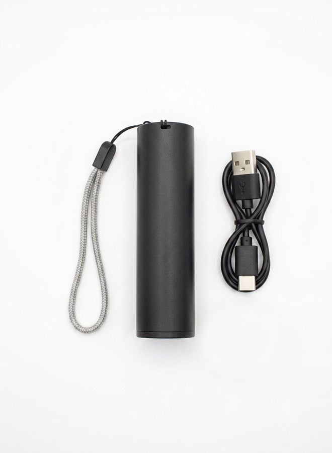 Home Care Mini UV Flashlight, Compact Ultraviolet Pocket Torch, USB-C Rechargeable, Aluminum Alloy Body, Tail Switch with Glow Indicator, Wrist Strap Included – Ideal for Pet Stain, Scorpion & Leak Detection - Image 2