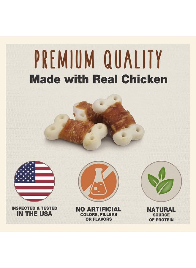 Cadet Gourmet Chicken Wrapped Biscuit Dog Treats Wraps  Healthy Chicken & Biscuit Dog Training Treats For Small & Large Dogs  Inspected & Tested In Usa (14 Oz.)  - Image 2