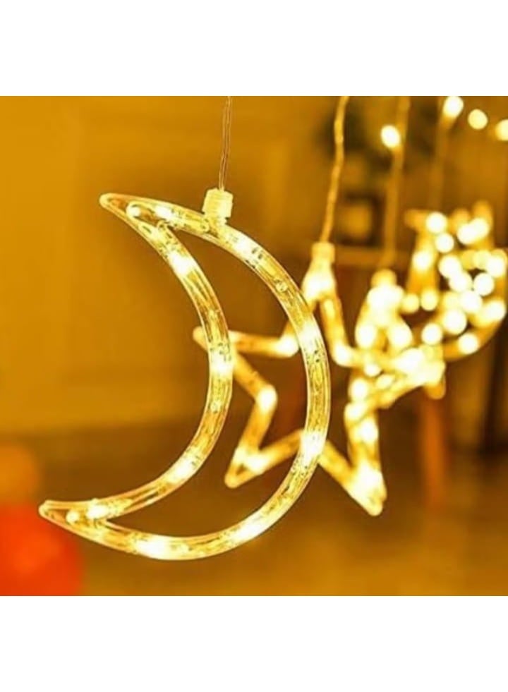 ستارة هلال ونجمة بطول 3 م – زينة رمضان - Image 4