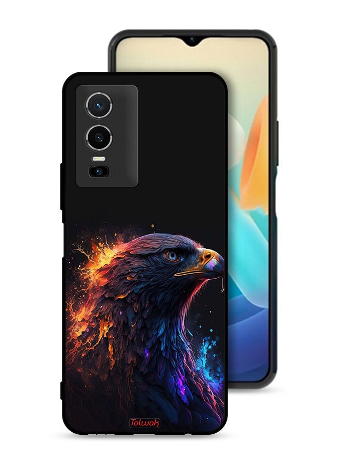 Tolwak Vivo Y76 5G Protective Case Cover Eagle Art - Image 1