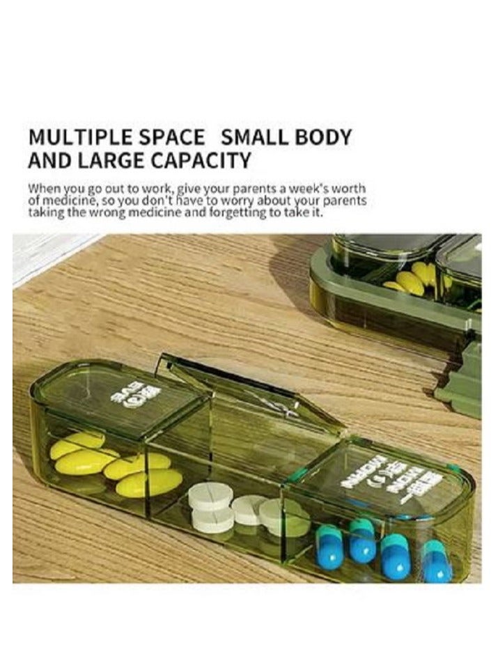 A practical medication organizer that helps you store and organize your medications and vitamins in an organized and safe manner throughout the week. - Image 2