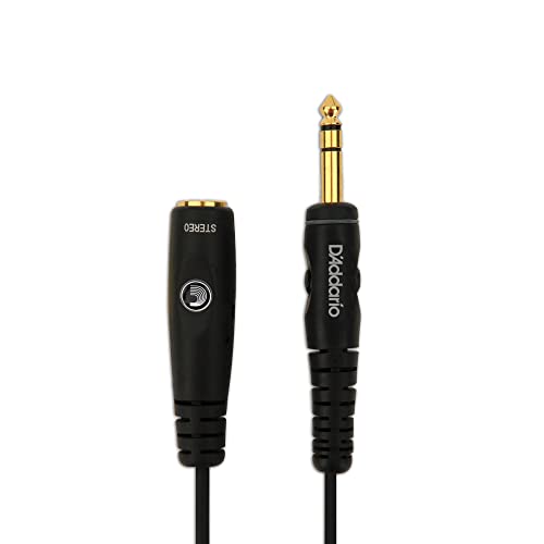 Planet Waves D'Addario Accessories Headphone Extension Cable - 1/4 Inch Female to 1/4 Inch Male Headphone Cable - Stereo Cable - 20 Feet/7.62 Meters - 1 Pack - Image 2