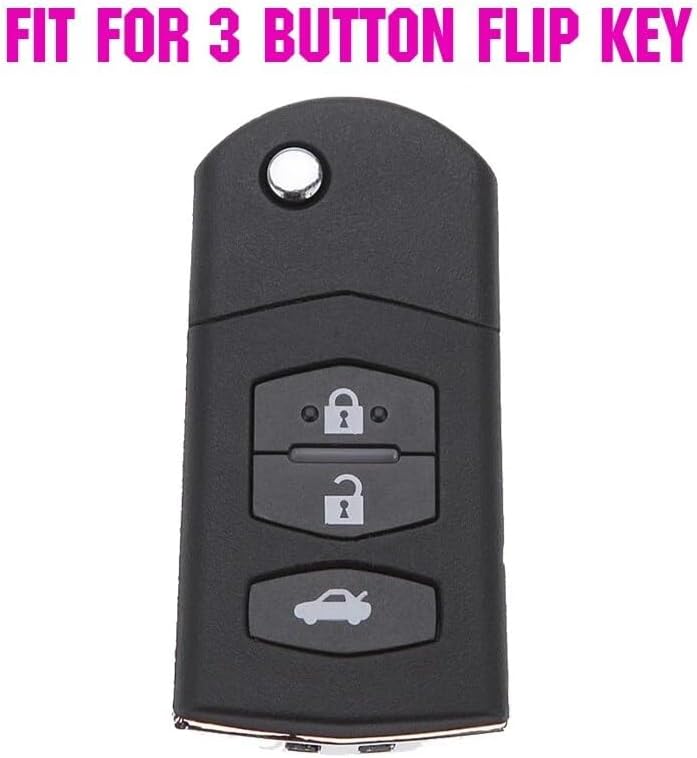 QASULER Silicone Key Case Cover for Mazda - Image 3