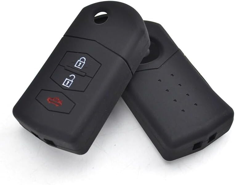 QASULER Silicone Key Case Cover for Mazda - Image 4