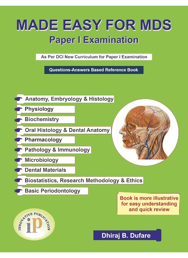 Made Easy for MDS Paper I Examination - Questions-Answers Based Reference Book  - Image 1
