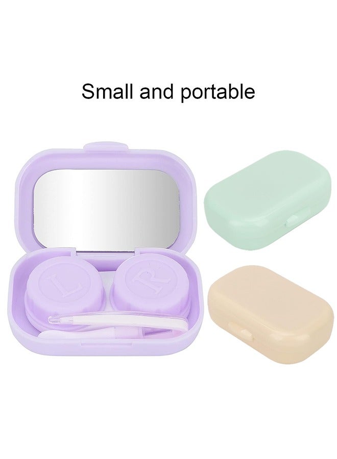 3 علبة العدسات اللاصقة مع حاوية العدسات اللاصقة مرآة مع قبعات L و R - Image 4