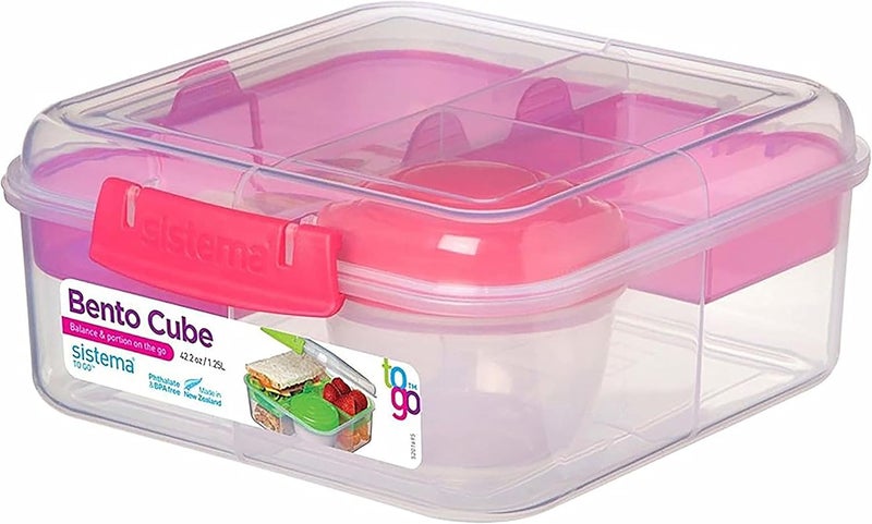 سيستيما Sistema 21671 Go Collection صندوق بينتو شفاف كبير 21671 - Image 1