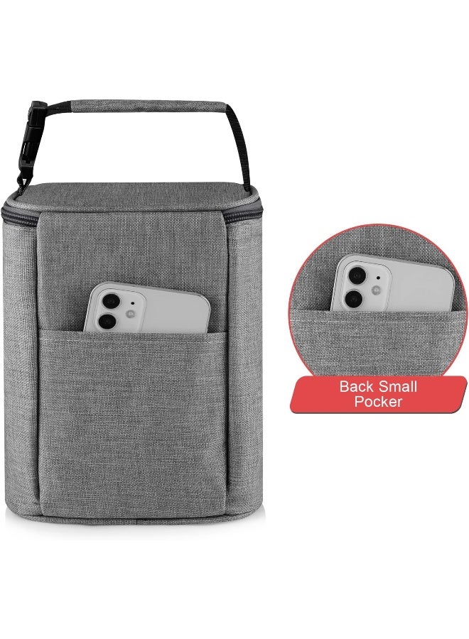 accmor حقيبة تبريد حليب الأم من أكمور، حقائب تبريد زجاجات الأطفال، حقائب تبريد معزولة للحركة، تتسع لـ 4 زجاجات كبيرة سعة 8 أونصات، للأمهات المرضعات، رعاية نهارية، سفر - Image 5