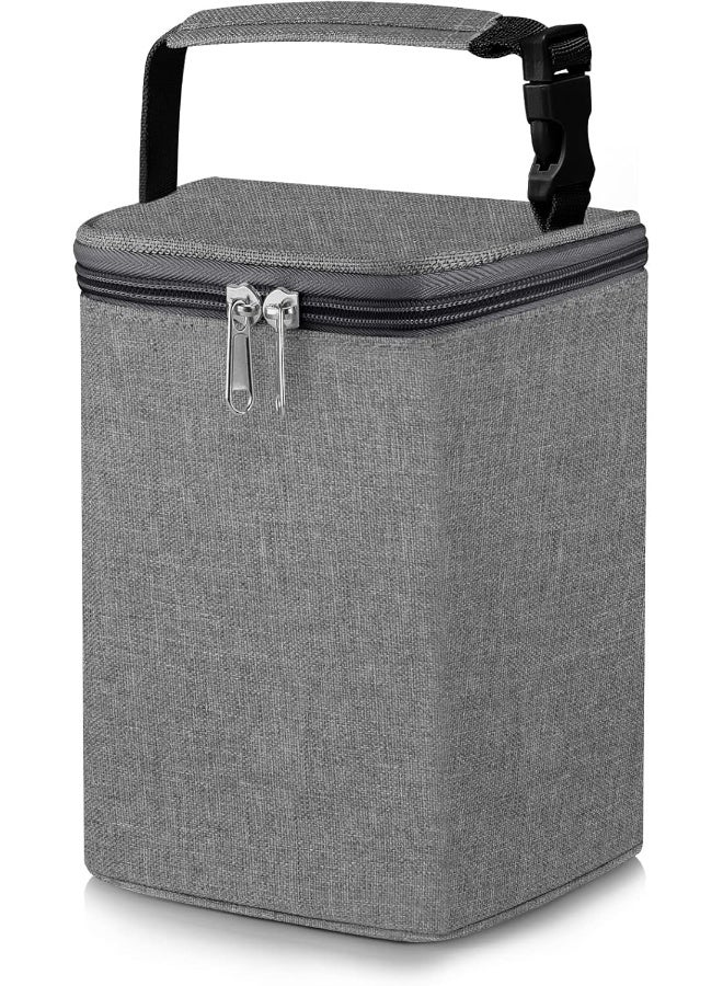 accmor حقيبة تبريد حليب الأم من أكمور، حقائب تبريد زجاجات الأطفال، حقائب تبريد معزولة للحركة، تتسع لـ 4 زجاجات كبيرة سعة 8 أونصات، للأمهات المرضعات، رعاية نهارية، سفر - Image 1