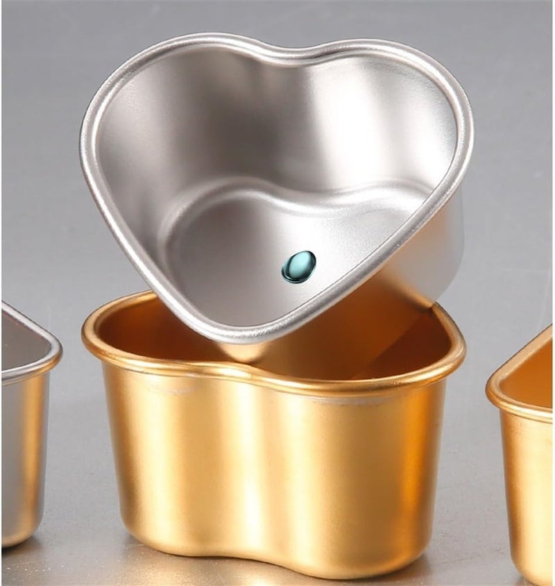 Gravy Boat Sauce Cups Salad Jam Condiment Cups Western Barbecue Ketchup Dipping Saucer 304 Stainless Steel Sauce Dish Gravy Jug(Silver) - Image 3
