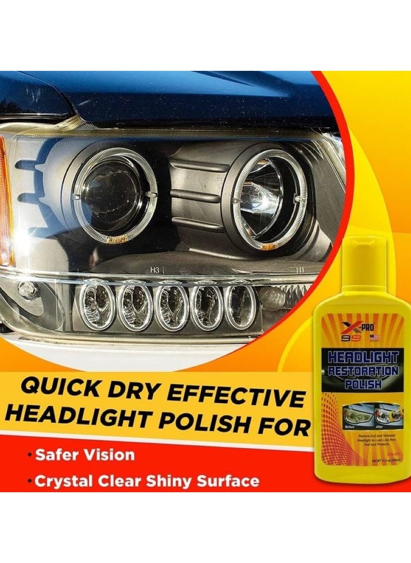 X-PRO Headlight Restoration Polish 350 ML  - Image 4